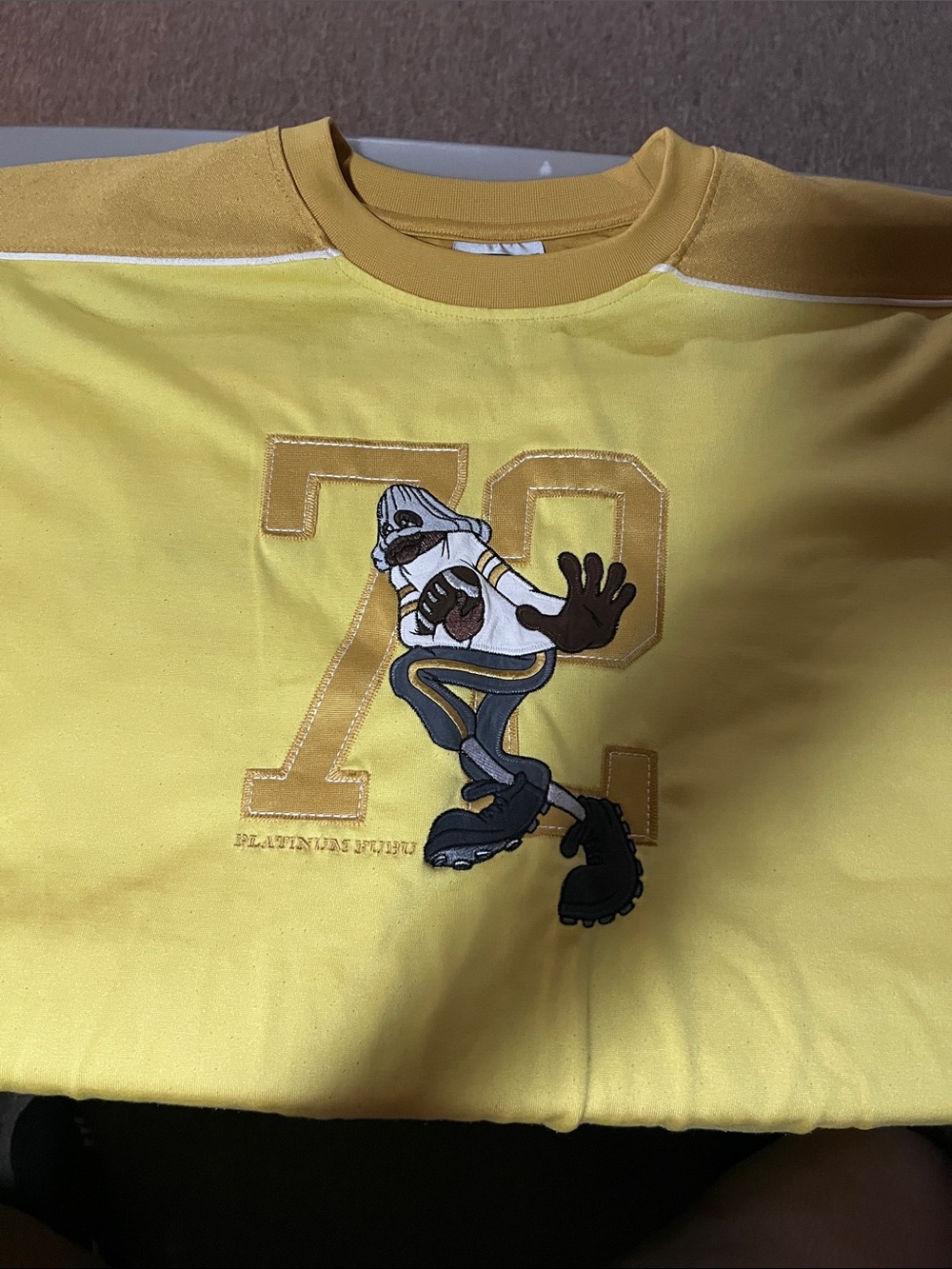 FUBU Yellow Graphic long sleeve sz 6X